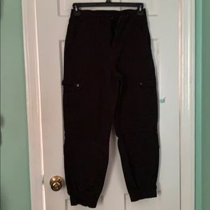 Black Cargo Pants w/ pockets